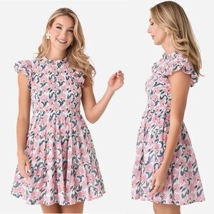 OLIPHANT WOMEN'S SMOCKED FLIRTY DRESS